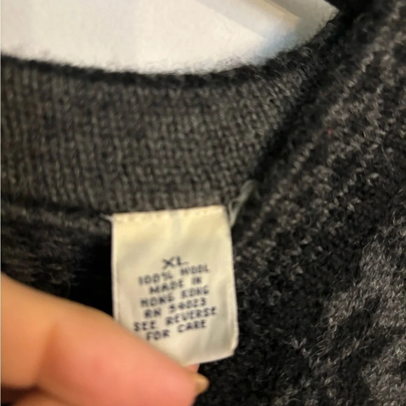 Vintage Gap Men’s size XL 100% Wool, Nordic Ski Sweater Grandpa. Cabincore - Picture 3 of 6